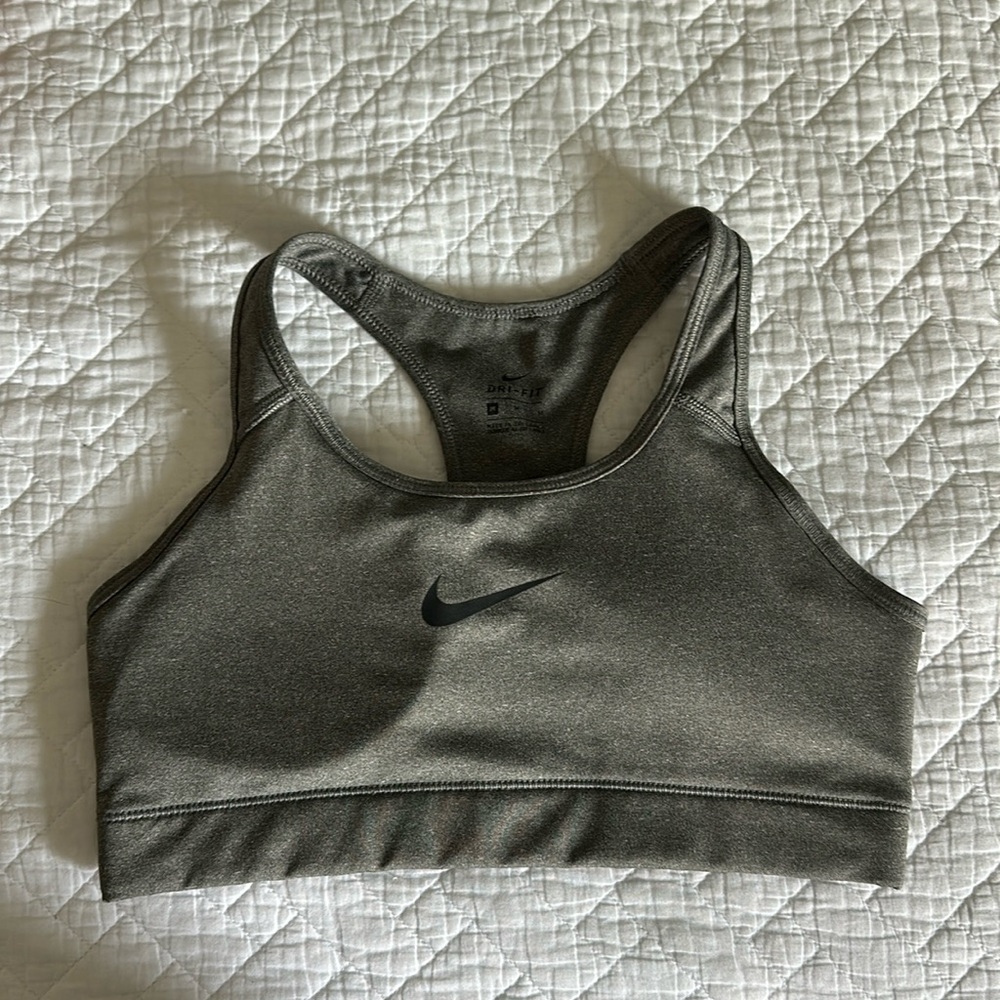 Nike Grey Racerback Sports Bra